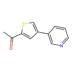 1-(4-(3-Pyridinyl)-2-thienyl)ethanone structure