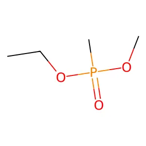 Ethyl methyl methylphosphonate structure