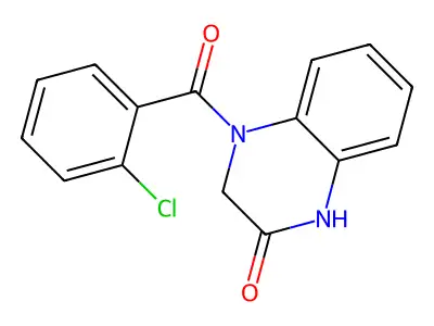 4-(2-Chlorobenzoyl)-1,2,3,4-tetrahydroquinoxalin-2-one structure