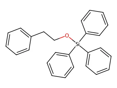 Phenethoxytriphenylsilane structure