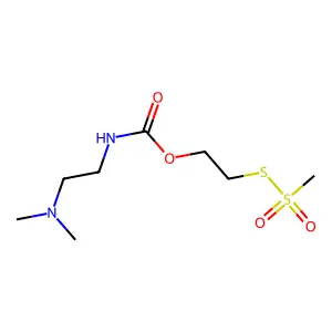 2-((Methylsulfonyl)thio)ethyl (N-(N,N-dimethylamino)ethyl)carbamate structure