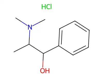 Methylephedrine hydrochloride, (+)- structure