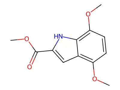 methyl 4,7-dimethoxy-1H-indole-2-carboxylate structure