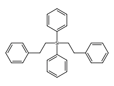 Diphenethyldiphenylsilane structure