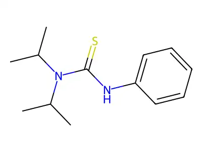 1,1-Diisopropyl-3-phenyl-2-thiourea structure