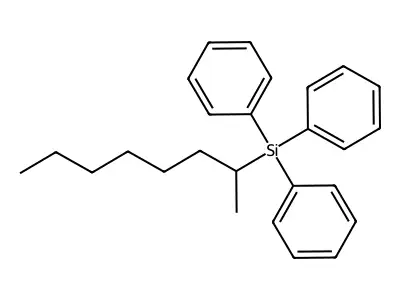 (1-Methylheptyl)triphenylsilane structure