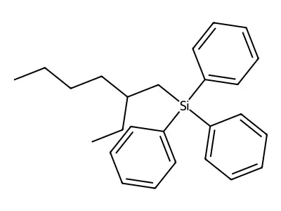 (2-Ethylhexyl)triphenylsilane structure