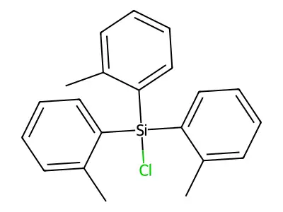 Chlorotri(O-tolyl)silane structure