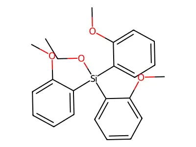Ethoxytris(2-methoxyphenyl)silane structure
