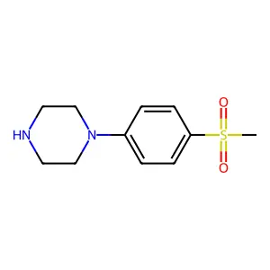 1-(4-(Methylsulfonyl)phenyl)piperazine structure