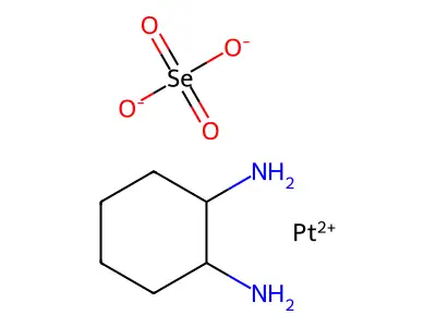 Platinum(2+) selenate--cyclohexane-1,2-diamine (1/1/1) structure