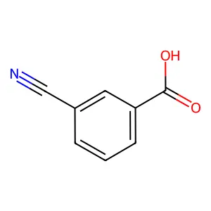 3-氰基苯甲酸 structure