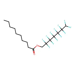 2,2,3,3,4,4,5,5,6,6,7,7-Dodecafluoroheptyl decanoate structure