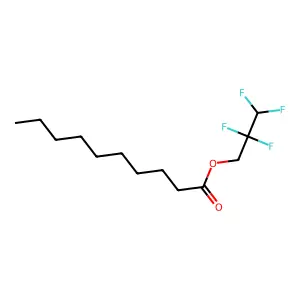 2,2,3,3-Tetrafluoropropyl decanoate structure