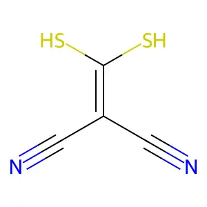 Propanedinitrile, (dimercaptomethylene)- structure