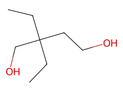 2,2-Diethyl-1,4-butanediol structure