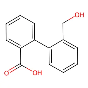 2'-羟甲基-2-联苯甲酸 structure