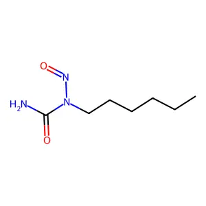 1-Hexyl-1-nitrosourea structure