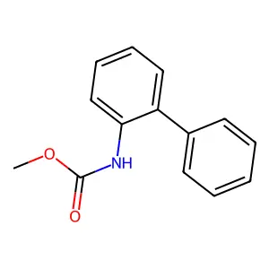 Methyl 2-biphenylylcarbamate structure
