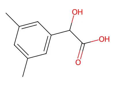 2-(3,5-Dimethylphenyl)-2-hydroxyacetic acid structure