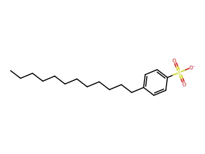 4-Dodecylbenzene-1-sulfonate structure