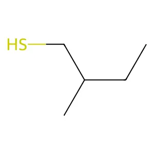 2-甲基-1-丁硫醇 structure