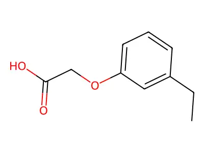 2-(3-Ethylphenoxy)acetic acid structure