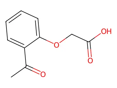 2-(2-Acetylphenoxy)acetic acid structure