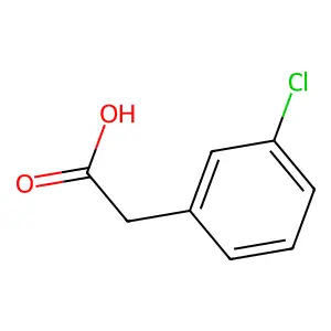 3-氯苯乙酸 structure