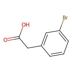 (3-溴苯基)乙酸 structure