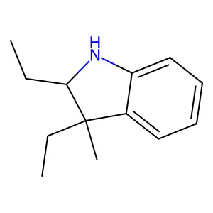 2,3-Diethyl-3-methylindoline structure