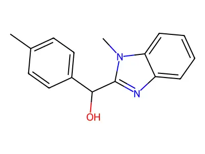 (1-Methylbenzimidazol-2-yl)-(4-methylphenyl)methanol structure
