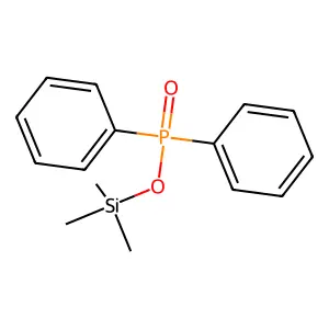 Trimethylsilyl diphenylphosphinate structure