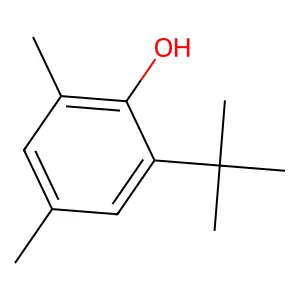 2,4-二甲基-6-叔丁基苯酚 structure