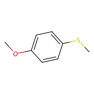 4-甲氧基苯甲硫醚 structure