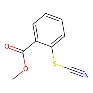 Methyl 2-thiocyanatobenzoate structure