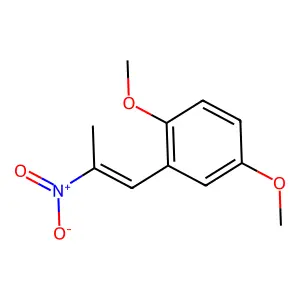 1,4-二甲氧基-2-(2-硝基丙-1-烯-1-基)苯 structure