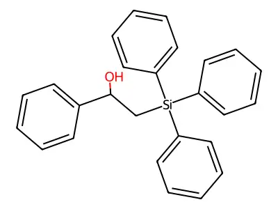 1-Phenyl-2-(triphenylsilyl)ethanol structure