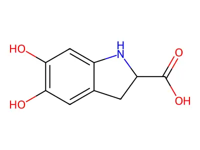 5,6-Dihydroxyindoline-2-carboxylic acid structure