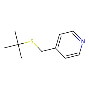 Pyridine, 4-[(tert-butylthio)methyl]- structure