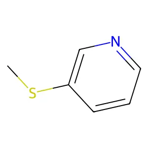 Pyridine, 3-(methylthio)- structure