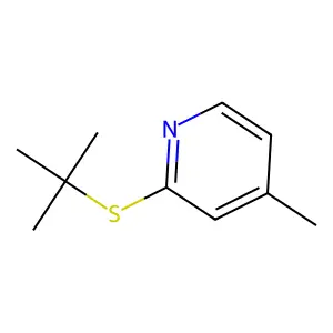 4-Picoline, 2-(tert-butylthio)- structure