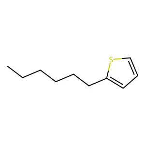 2-Hexylthiophene structure