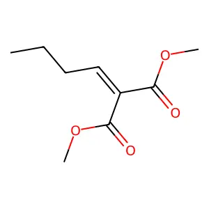 Dimethyl 2-butylidenepropanedioate structure
