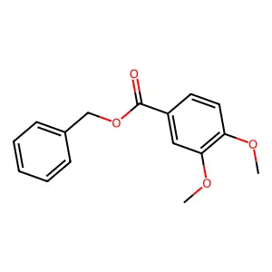 Benzyl 3,4-dimethoxybenzoate structure