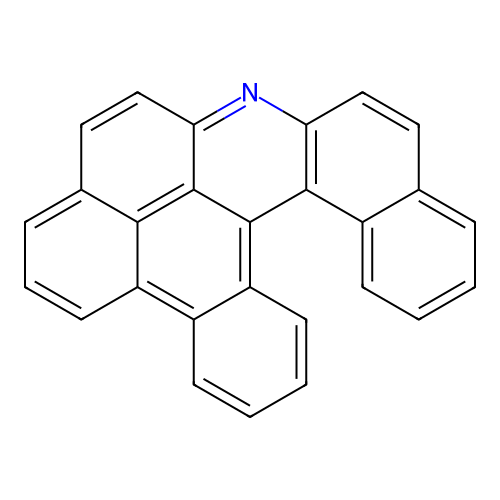 Benzo(a)phenanthro(1,10,9-jkl)acridine structure