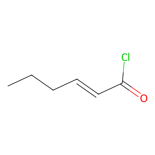 己-2-烯酰氯 structure