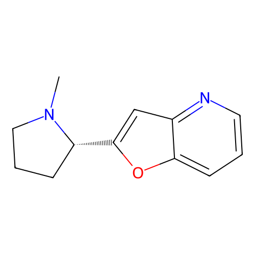 2-((S)-1-Methyl-pyrrolidin-2-yl)-furo[3,2-b]pyridine structure