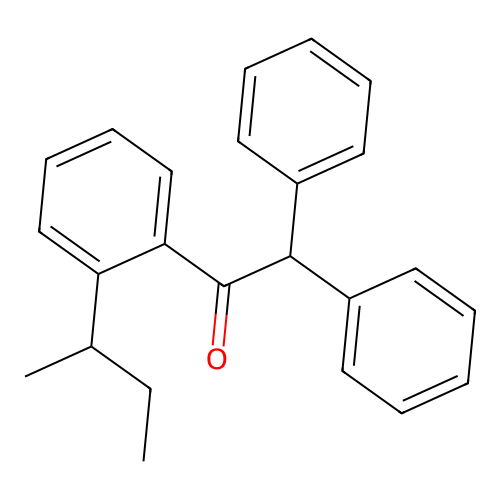1-(2-Butan-2-ylphenyl)-2,2-diphenylethanone structure
