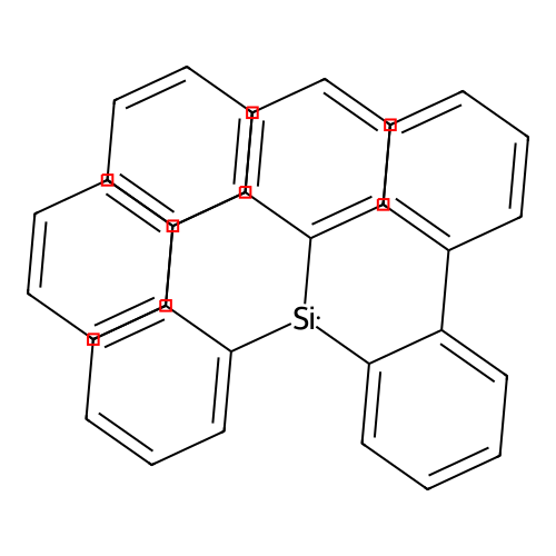 2-(Di[1,1'-biphenyl]-2-ylsilyl)-1,1'-biphenyl structure